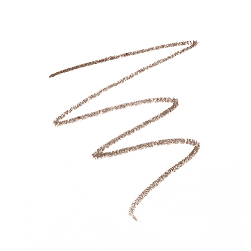 Fijne zigzag textuurveeg van het Jane Iredale PureBrow Precision Pencil in de kleur Neutral Blonde op een witte achtergrond.