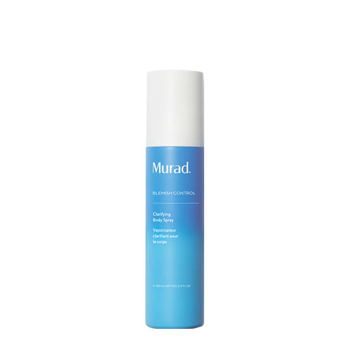 Flacon van de Murad Blemish Control Clarifying Body Spray tegen onzuiverheden op de huid