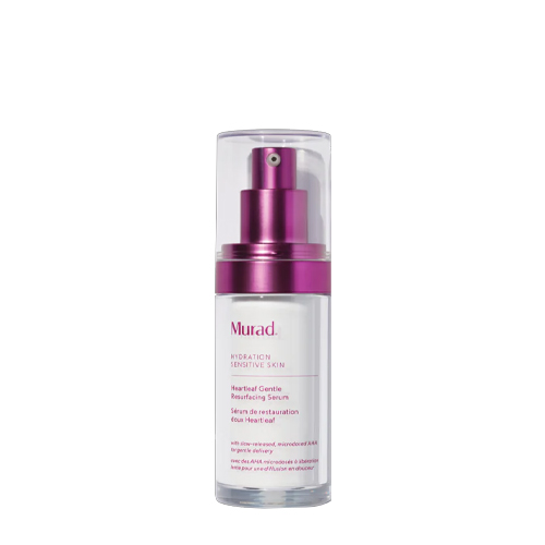 Murad Heartleaf Gentle Resurfacing Serum flacon met paarse pomp