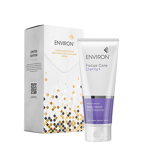 Environ Sebu Wash Super Size Edition reinigingsgel in geschenkverpakking