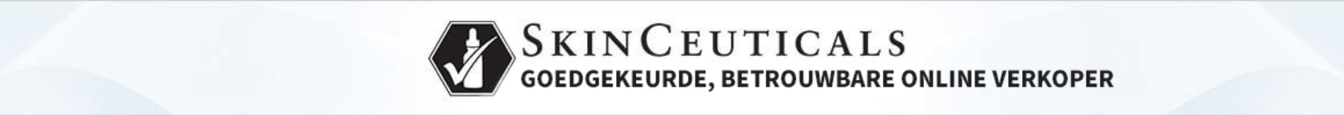 Keurmerk uitgegeven door SkinCeuticals waardoor blijkt dat Het Cosmeticahuis een goedgekeurde, betrouwbare online verkoper is van cosmetica van het merk SkinCeuticals