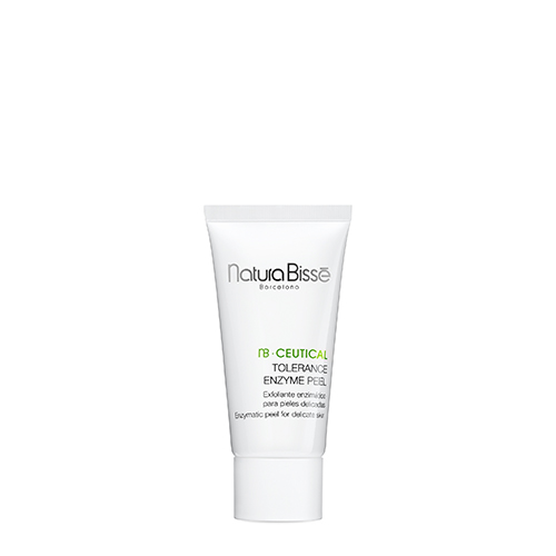 Een witte tube van de Natura Bissé NB Ceutical Tolerance Enzyme Peel exfoliant van 50 ml.
