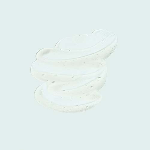 Transparante, gel-achtige swatch van het IMAGE Skincare Clear Cell Restoring Serum met hydraterende eigenschappen voor de onzuivere huid.