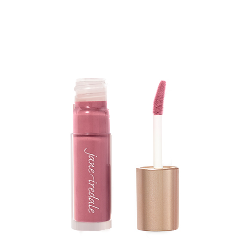 Geopende Jane Iredale Beyond Matte Lip Stain in de kleur Lovestruck met applicator.