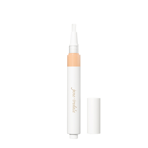 De Skintuition Brightening Under Eye Concealer L3 geopend met de witte penseelapplicator zichtbaar