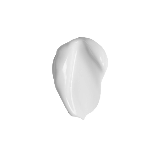 een veeg witte, romige crème-textuur van de Environ Intense C-Boost Mela-Even Cream.
