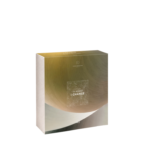 Luxe geschenkdoos van IK Skin Perfection met de opdruk The Moment I Change No 2
