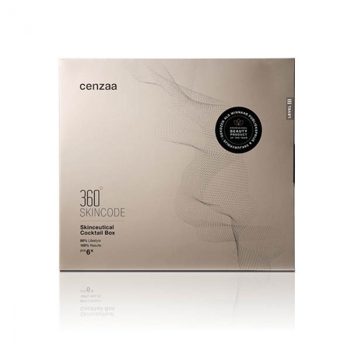 Cenzaa 360 Skincode Hyaluronic Cocktail Box 30ml/75ml