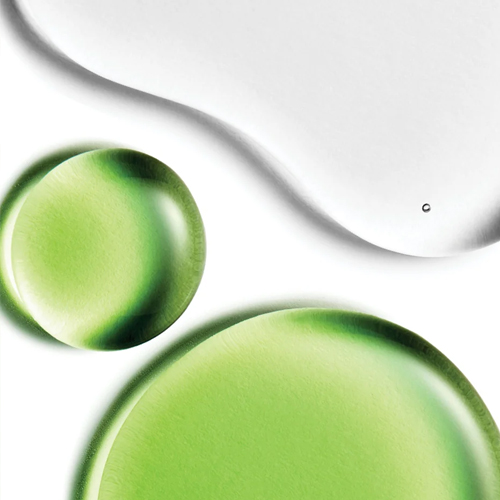 Groene vloeibare druppels en textuur van Murad Resurgence Replenishing Multi Acid Peel