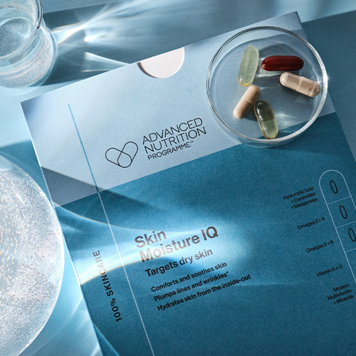 Product voor mensen met een droge of vochtarme huid 28-dagen-supplementensysteem-voor-de-droge-en-vochtarme-huid