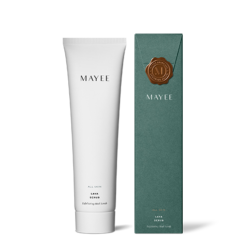 MAYEE Lava Scrub met verpakking Geef-de-huid-een-dieptereiniging-met-mayee-lava-scrub