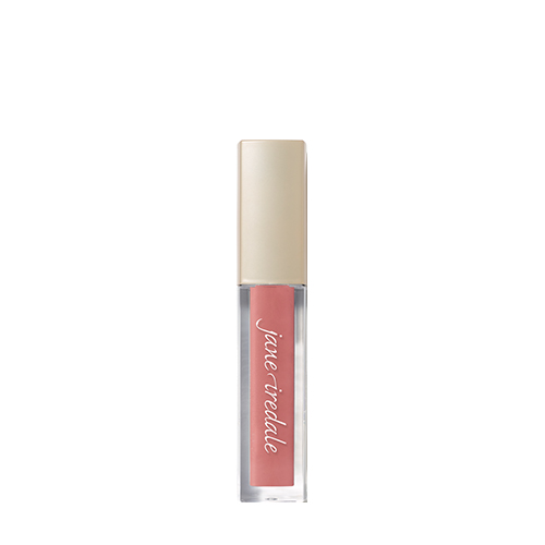 Gesloten huls van de Jane Iredale ColorLuxe High Impact Lip Glaze Au Naturel met goudkleurige dop
