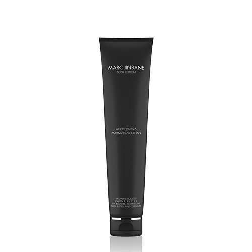 Marc Inbane Body Lotion 175ml Een kasjmierzachte, hydraterende bodylotion die het bruiningsproces activeert, intensiveert en verlengt (geen self-tan formule).
