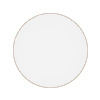 Ronde swatch van de transparante Jane Iredale ColorLuxe High Impact Lip Glaze in Crystal.