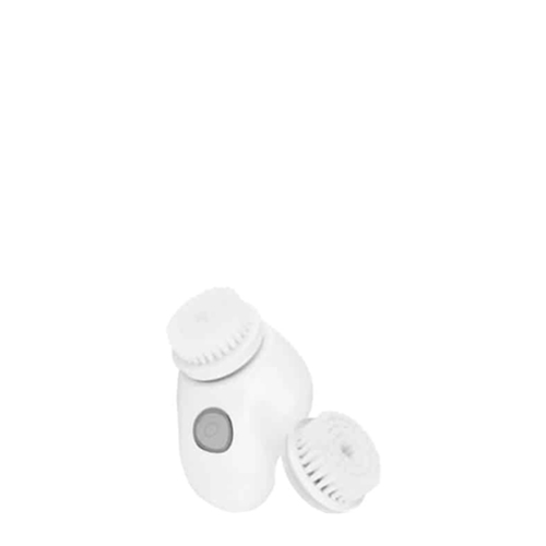 Witte waterdichte reinigingsborstel van Extenso met een extra opzetstuk op een witte achtergrond