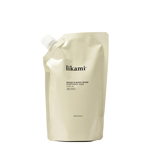 Likami hand & body wash aloe-vera-oats refill hydraterende-hand-en-lichaamswasgel-met-aloe-vera-en-havermout-refill-verpakking